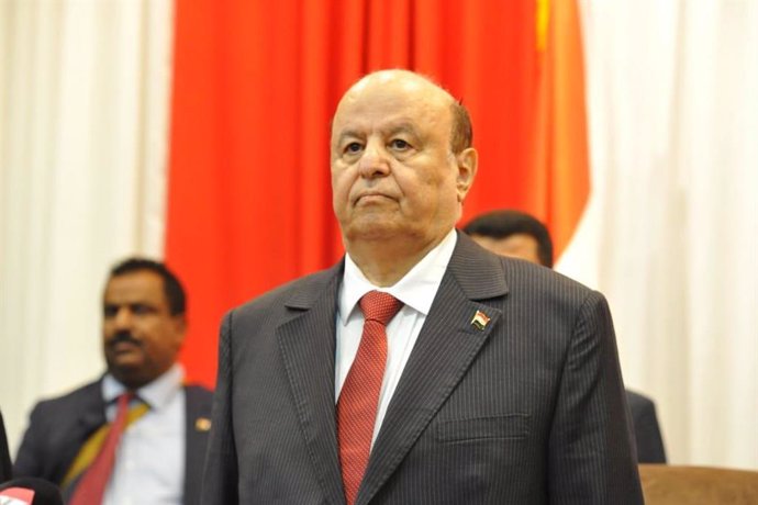 El presidente de Yemen reconocido internacionalmente, Abdo Rabbu Mansur Hadi