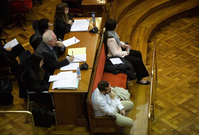 Judici pel crim de la Guàrdia Urbana a l'Audiència de Barcelona amb els acusats Rosa Peral i Albert López, 3 de febrer del 2020.