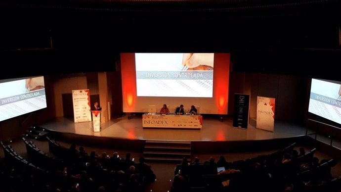 Presentación del Estudio de la Inversión Publicitaria en España 2020 de InfoAdex en el auditorio de la Mutua Madrileña.