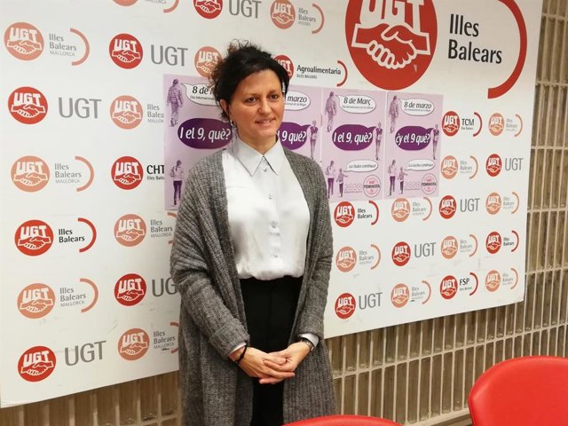 La secretaria de Políticas Sociales e Igualdad de UGT en Baleares, Xisca Garí.