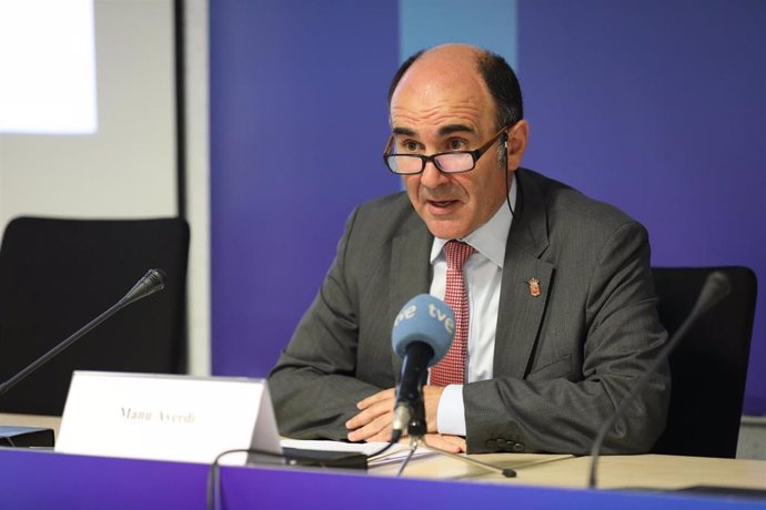 Manu Ayerdi, consejero de Desarrollo Económico y Empresarial del Gobierno de Navarra.