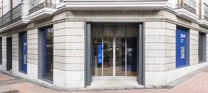 Nuevo centro de banca de clientes de BBVA, en la  calle Velázquez, 33.