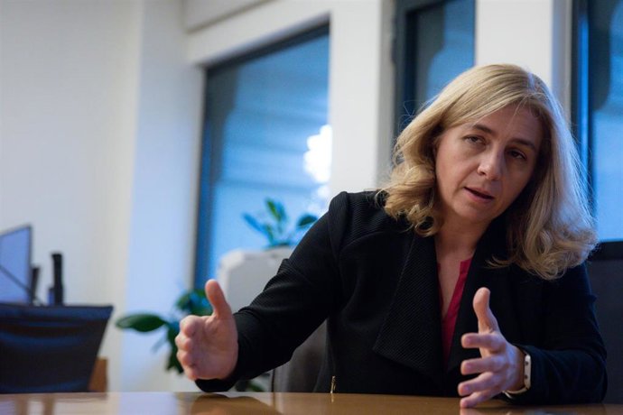 Imagen de recurso de la portavoz del Gobierno municipal de Madrid y delegada del Área de Seguridad y Emergencias, Inmaculada Sanz Otero, durante una entrevista para Europa Press.