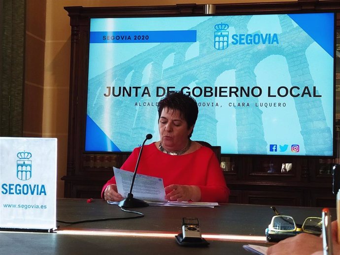 La alcaldesa de Segovia, Clara Luquero.