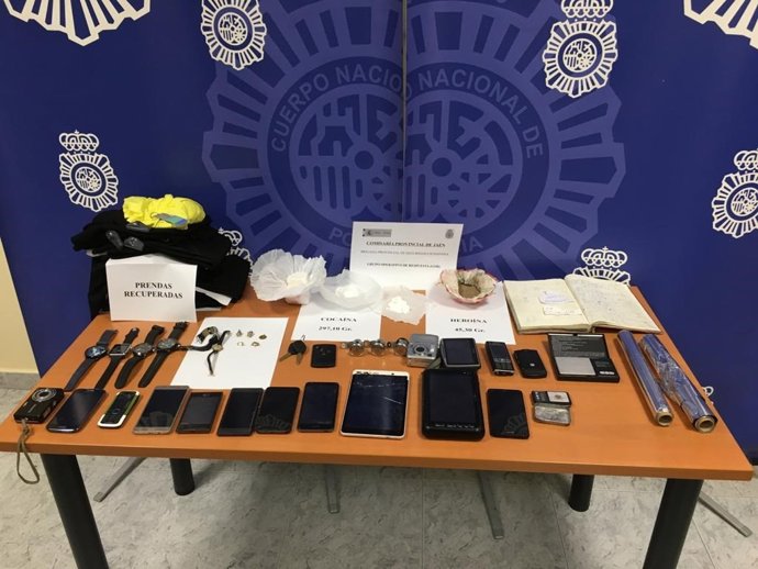 Droga y efectos intervenidos