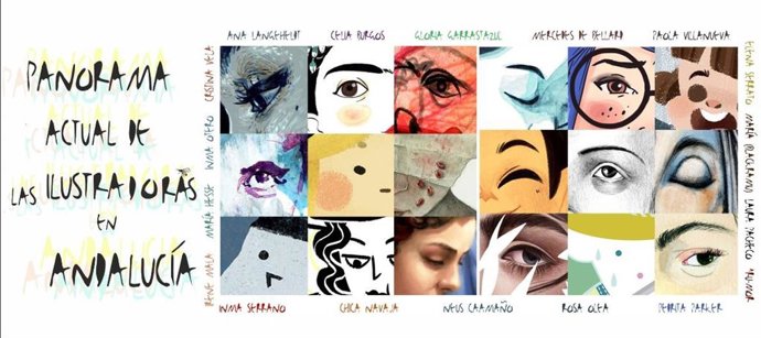 Acto en el Centro Andaluz de las Letras con motivo de una exposición del trabajo de 18 ilustradoras andaluzas