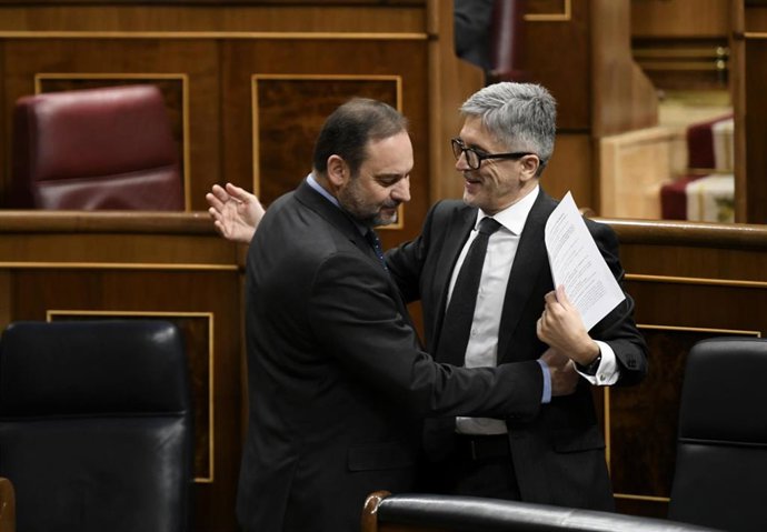 Sesión Plenaria en el Congreso de los Diputados donde se debate sobre distintos 