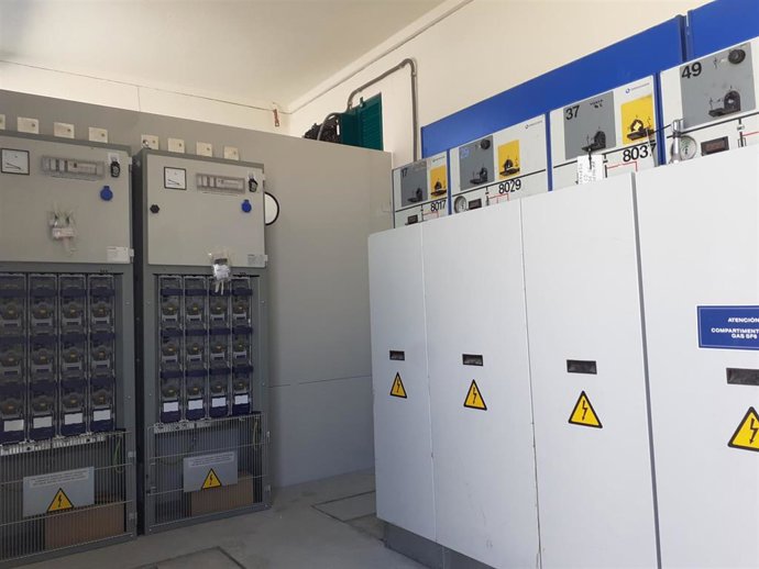 Imagen del interior del nuevo centro de transformación de la zona Norte