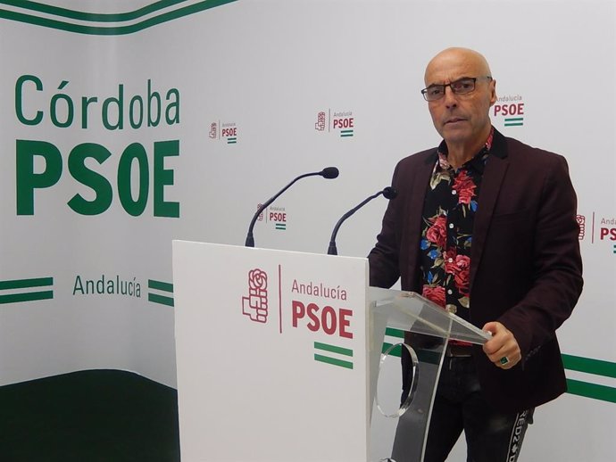 Antonio Hurtado en la sede del PSOE de Córdoba en una imagen de archivo.