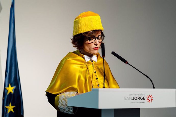La nueva rectora de la Universidad San Jorge, Berta Sáez.