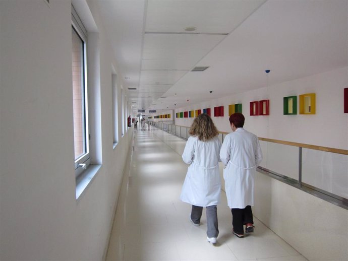 Personal sanitario en el Hospital Universitario Río Hortega de Valladolid.