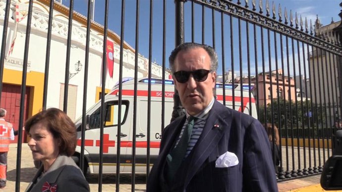 Jaime de Marichalar, en la Maestranza de Sevilla