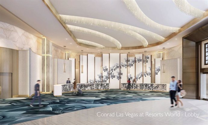 Lobby del Hilton Resort World Las Vegas