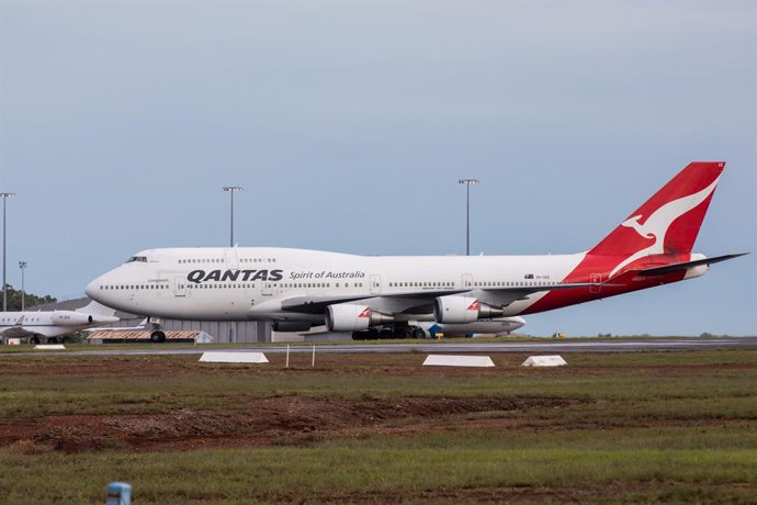 Avión de Qantas