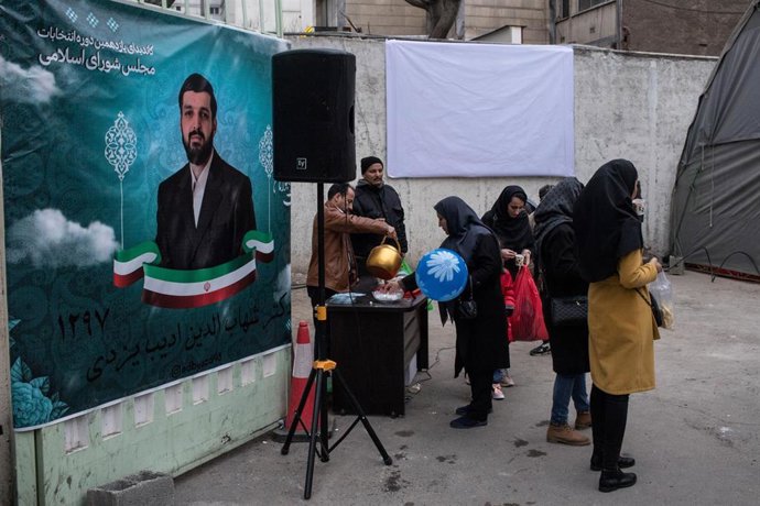 Campaña electoral en Teherán