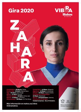 La Gira Vibra Mahou llevará el directo de Zahara por 13 ciudades españolas