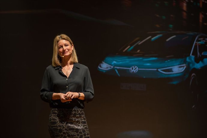 Laura Ros, directora general de Volkswagen España en la presentación del ID.C en Madrid