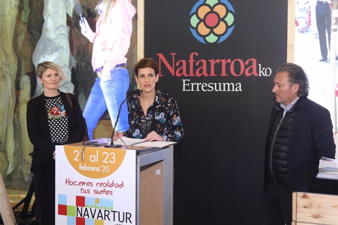 María Chivite interviene en la inauguración de la XV Feria Internacional de Turismo de Navarra, Navartur