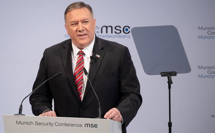 Mike Pompeo, en la Conferencia de Seguridad de Múnich