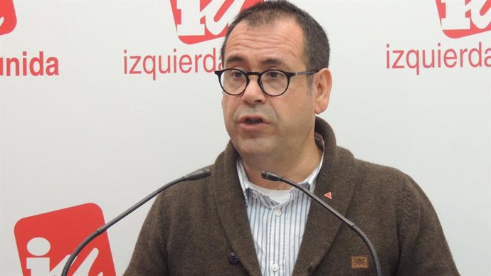 El coordinador regional de IU, Juan Ramón Crespo.