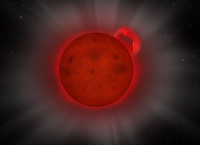 Una diminuta estrella sorprende con una super-llamarada de rayos X