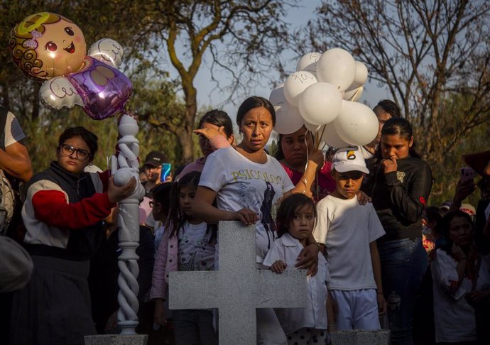 Funeral de la niña Fátima en Ciudad de México