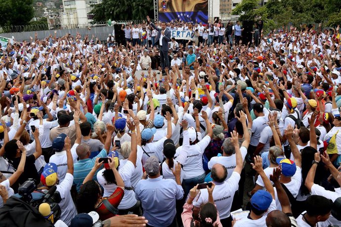 Venezuela.- Guaidó convoca una gran marcha para el 10 de marzo hacia la Asamblea