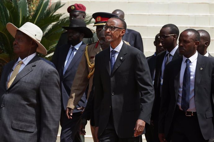 Yoweri Museveni y Paul Kagame