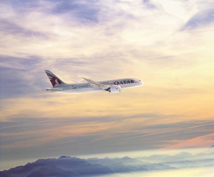 Avión de Qatar Airways