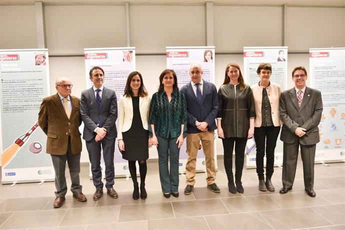 Programa Mujeres Ingenieras de éxito y su impacto en el desarrollo industrial organizada por la Asociación de Ingenieros Técnicos Industriales de La Rioja (AITIR) en la que ha participado la presidenta del Gobierno de La Rioja, Concha Andreu.