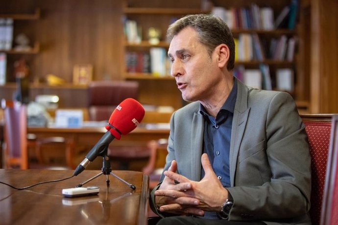 El delegado del Gobierno en Castilla-La Mancha, Francisco Tierraseca, es entrevistado en Europa Press.
