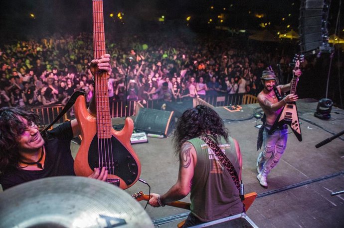 Una de las actuaciones en la pasada edición del Fogo Rock de Ayllón.