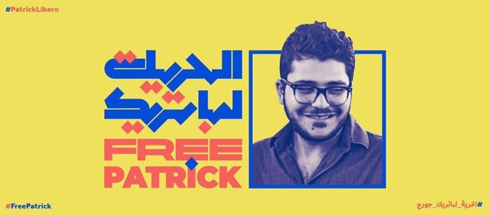Campaña para reclamar la liberación de Patrick Zaki