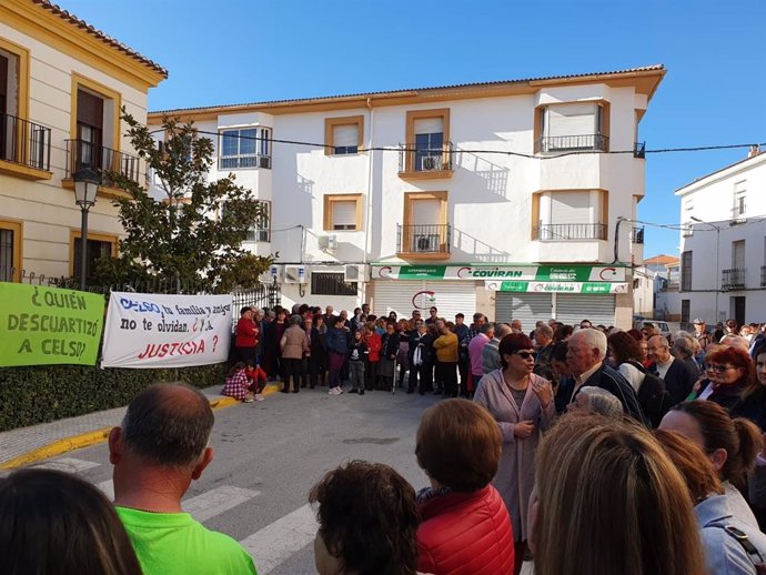 Concentración en Zújar para aclarar la muerte del anciano de 89 años cuyo cadáver fue hallado descuartizado