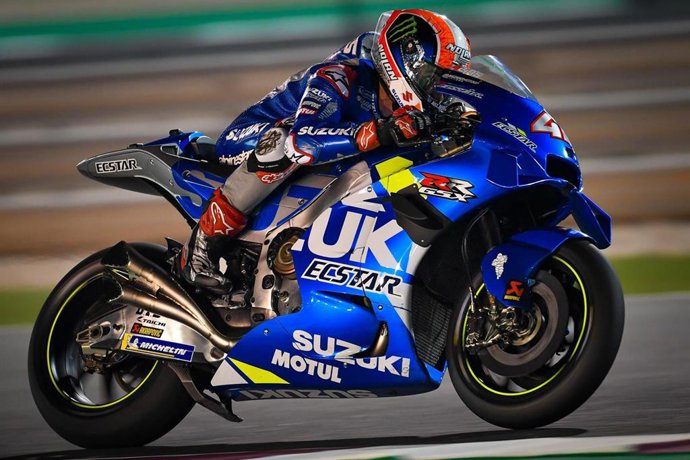 El piloto español lex Rins, ambos del Team Suzuki Ecstar.