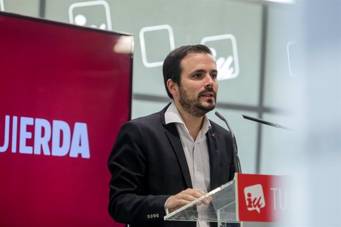 El coordinador federal de Izquierda Unida, Alberto Garzón.