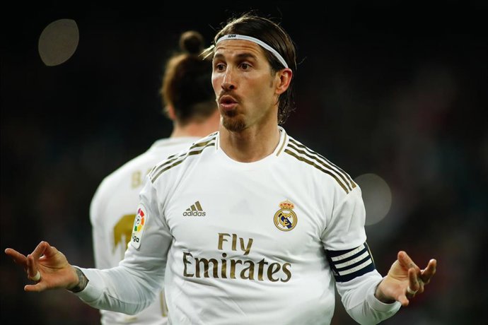 El capitán del Real Madrid Sergio Ramos