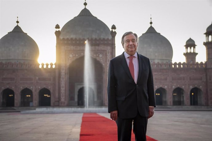 Imagen del secretario general de la ONU, António Guterres,