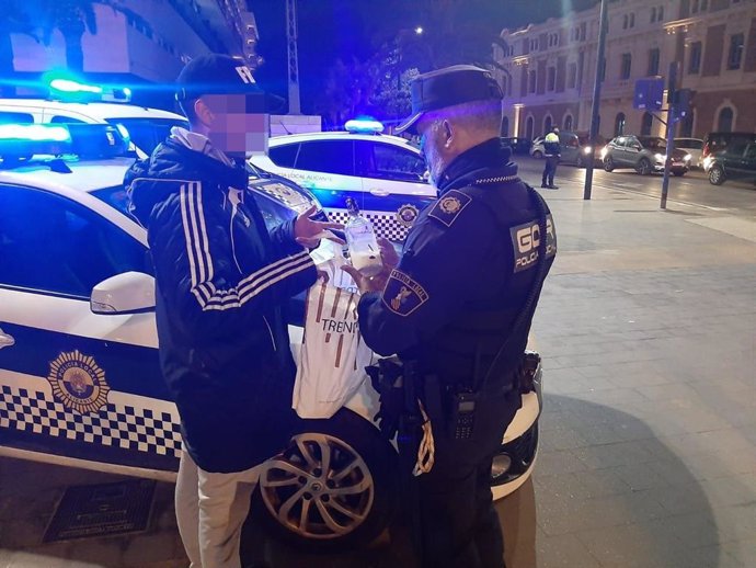 Intervenciones de la Policía Local de Alicante durante Carnaval