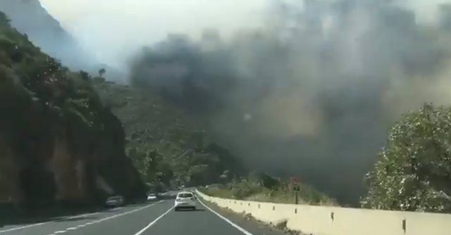 Incendios en el norte de Tenerife
