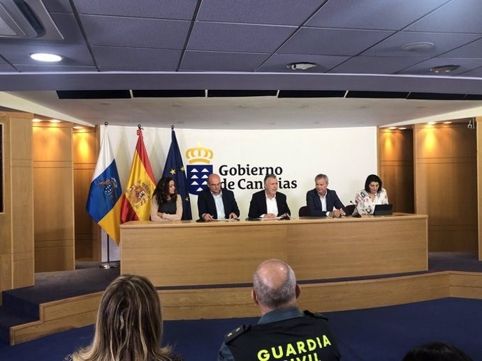 Rueda de prensa del presidente de Canarias, Ángel Víctor Torres