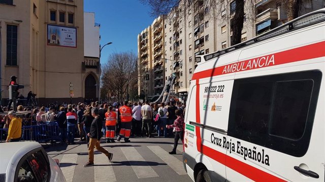 Dispositivo de Cruz Roja en el Carnaval de Badajoz 2020