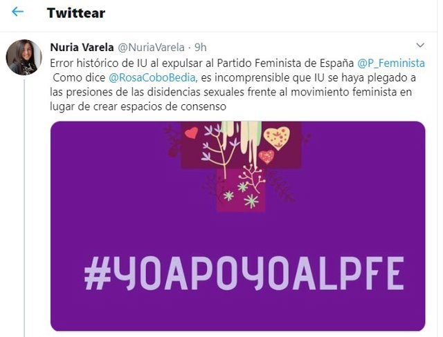 Tuit de Nuria Varela
