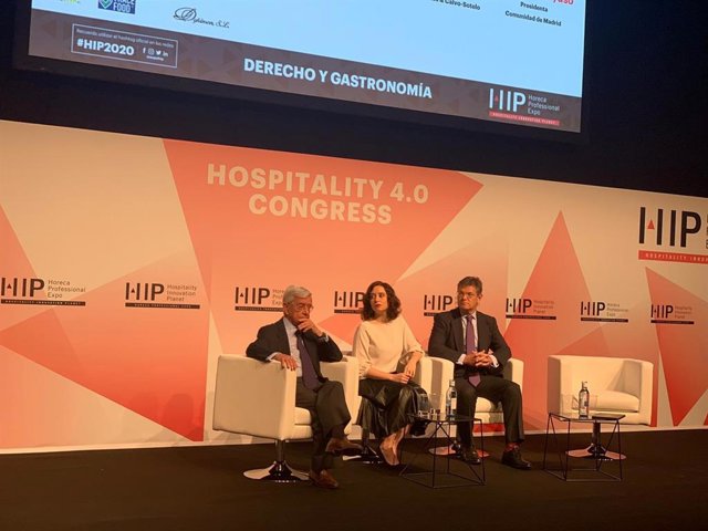 Isabel Díaz Ayuso en la inauguración del III Congreso Europeo de Derecho y Gastronomía en Ifema