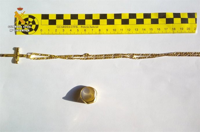 Joyas intervenidas en la operación