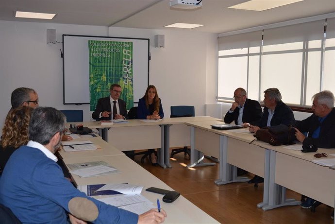 Imagen de la reunión de la Comisión Permanente del Consejo Andaluz de Relaciones Laborales (CARL) en Granada