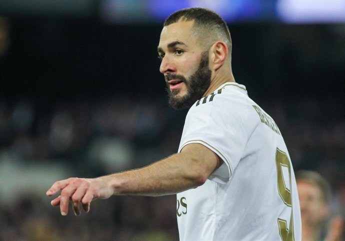 Benzema con el Real Madrid