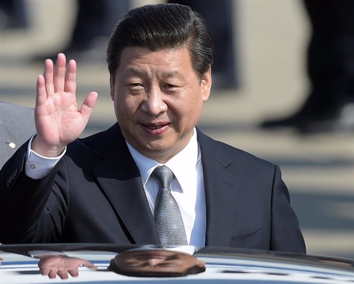 El presidente de China, Xi Jinpiing, en una visita oficial a Alemania