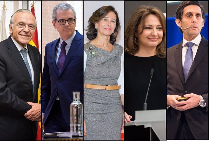 Isidre Fainé, Pablo Isla, Ana Botín, Marta Álvarez y José María Álvarez-Pallete, los cinco líderes empresariales de España, según Advice Strategic Consultants