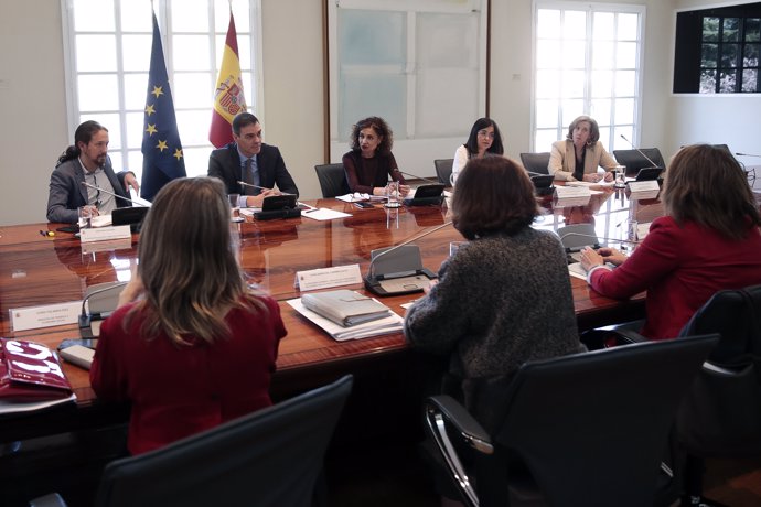 Reunión de la Comisión Interministerial de Agricultura en el Complejo de la Moncloa, en Madrid (España), a 24 de febrero de 2020.